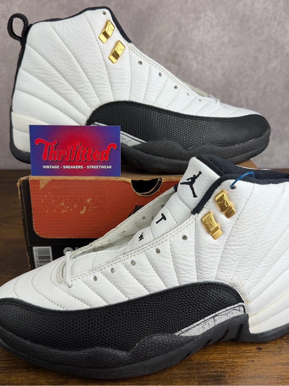 NEW Vintage Air Jordan 12 OG Taxi 1996 Size 9.5 130690-101 Men’s Sneakers Rare